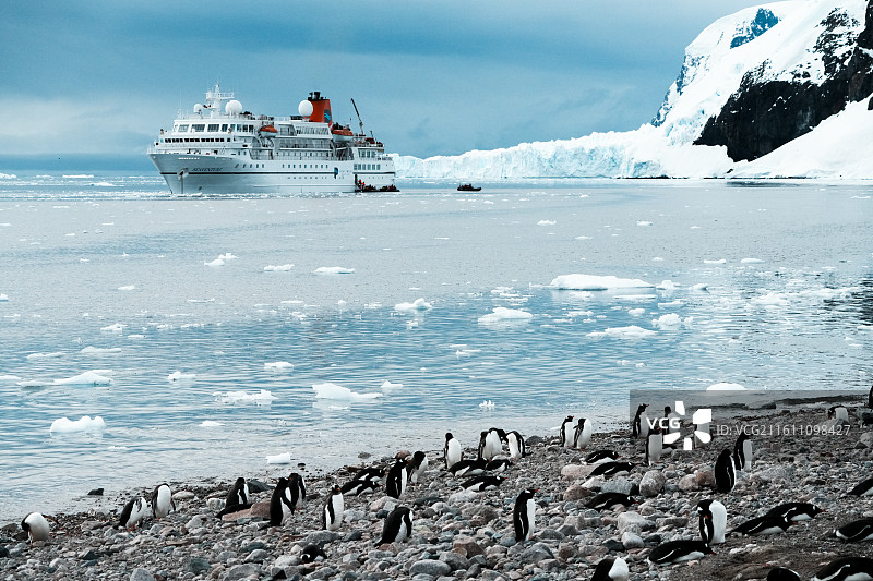 南极尼克港图片素材