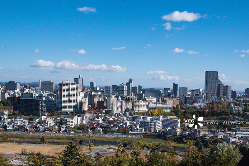 日本 仙台 仙台城遗址 仙台博物馆图片素材