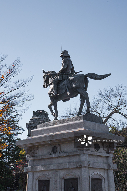 日本 仙台 仙台城遗址 仙台博物馆图片素材