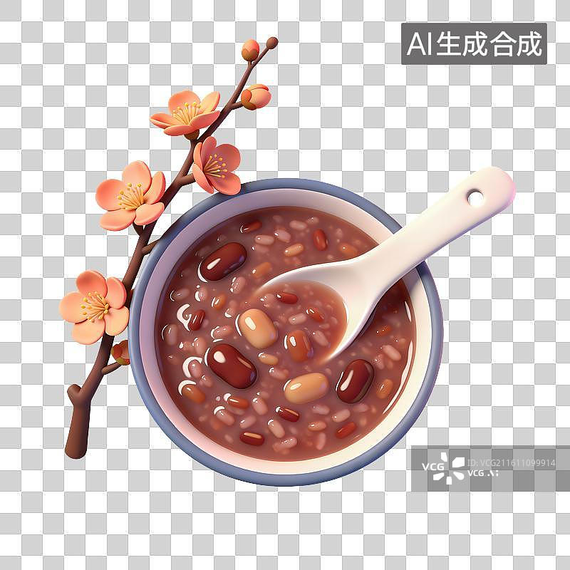 【AI数字艺术】一碗腊八粥图片素材