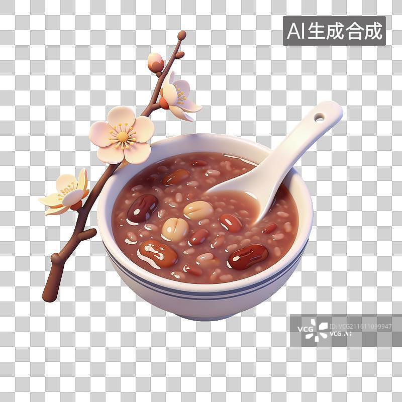 【AI数字艺术】一碗腊八粥图片素材