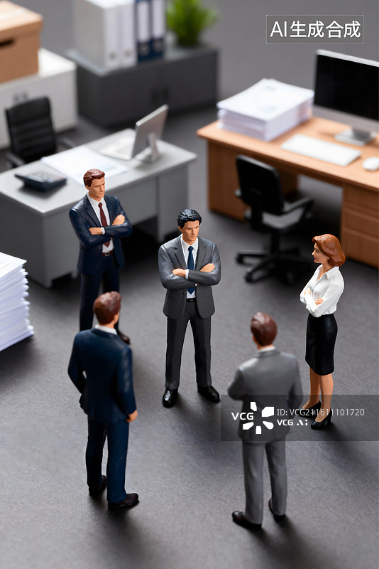 【AI数字艺术】商业精英 金融大亨 商务合作会谈图片素材