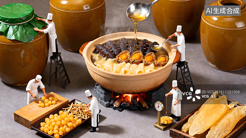 【AI数字艺术】佛跳墙图片素材