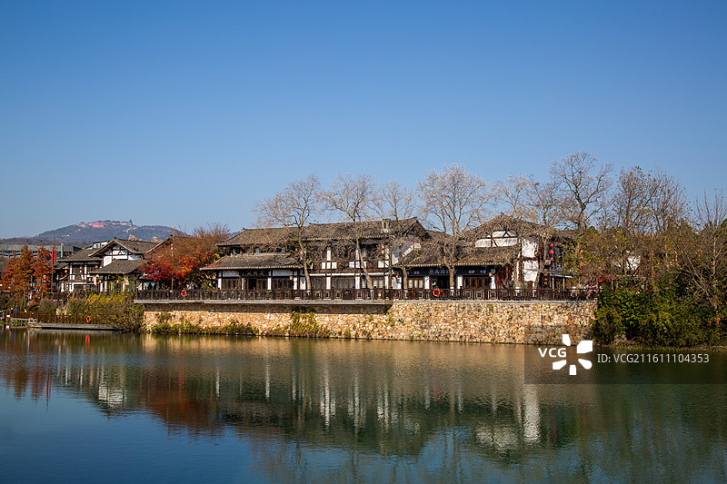 江苏省常州市金坛区东方盐湖城风光图片素材