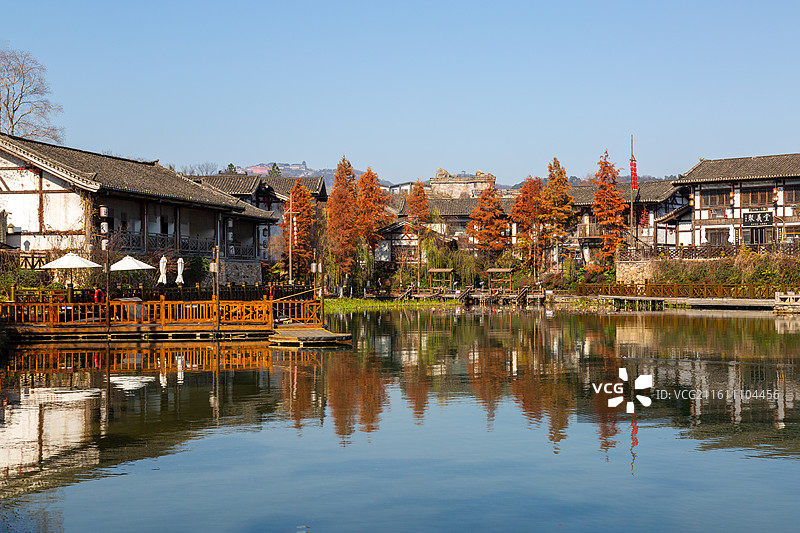 江苏省常州市金坛区东方盐湖城风光图片素材