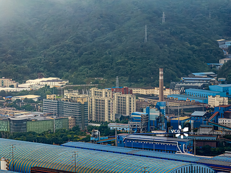 三明钢铁厂 城发橙公馆 工业厂房 内陆山区三线建设 福建三钢闽光股份炼铁厂 工业旅游图片素材