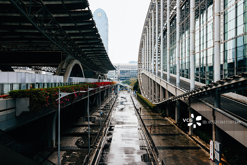 广交会展馆的角落……图片素材