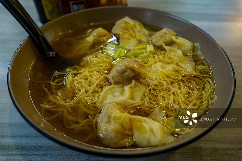 广州竹升面，云吞面图片素材