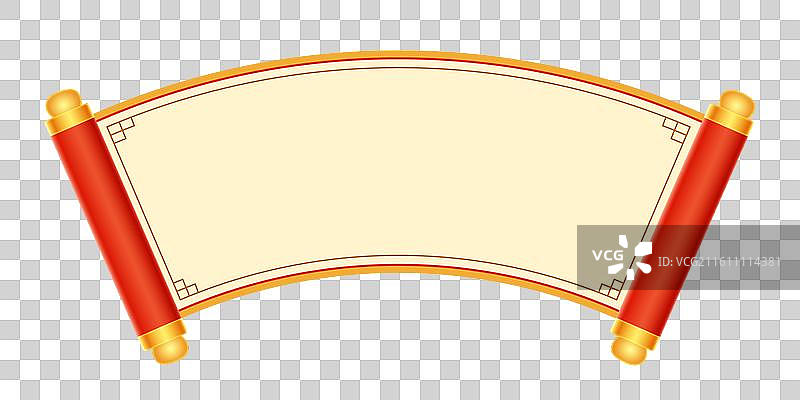 传统卷轴图片素材