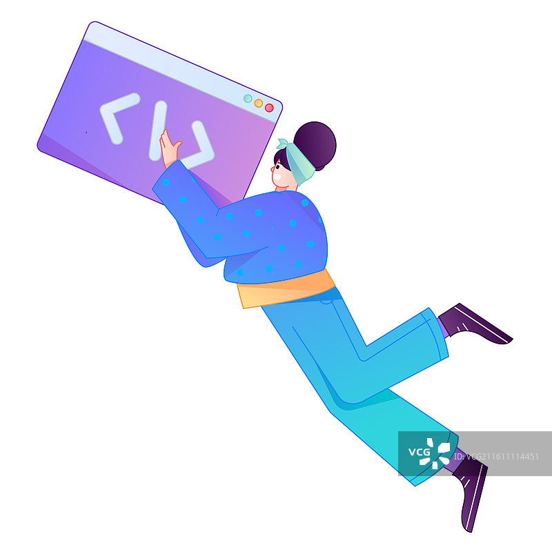 商务人物专业肢体动作沟通交流矢量扁平渐变插画图片素材