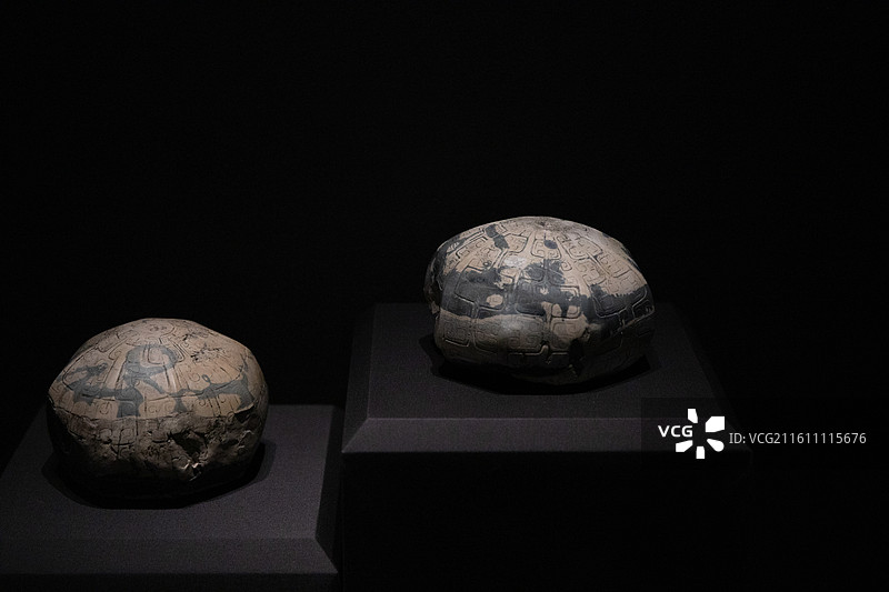 浙江博物馆 玉镇 春秋(前770-前476年)1996-1998年绍兴兰亭印山主陵出土 绍兴市柯桥区图片素材