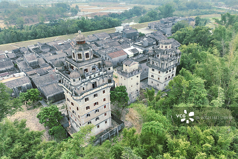 广东阳江开平碉楼图片素材