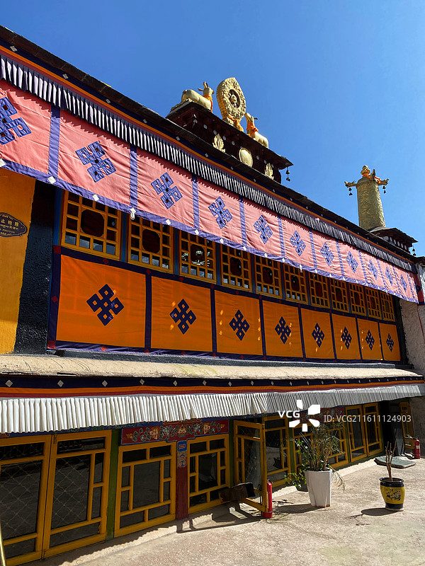 拉萨次巴拉康寺图片素材