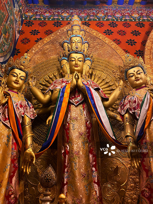 拉萨功德林寺图片素材