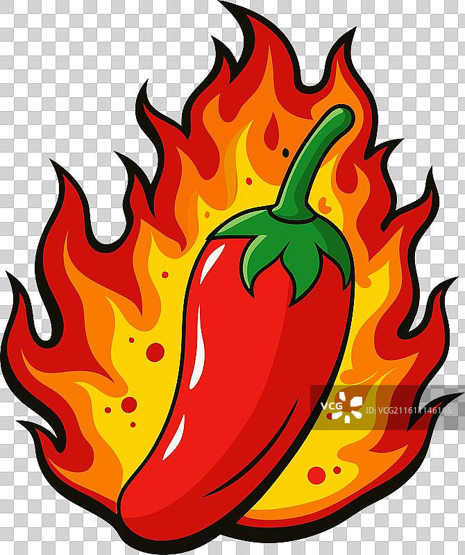 火热的辣椒图片素材