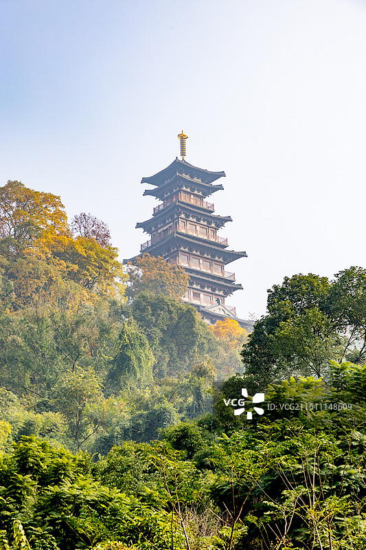 眉山市彭山区景区不老阁图片素材