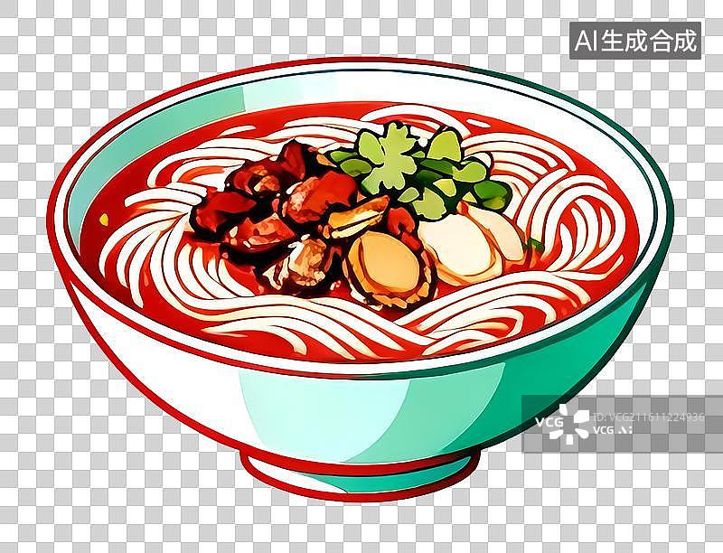 【AI数字艺术】免扣美味牛肉面图片素材
