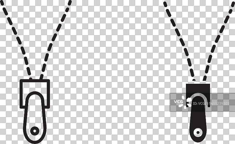 拉链细线图标集图片素材