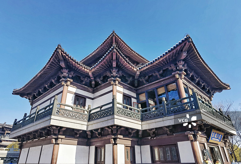 明湖飞檐图片素材