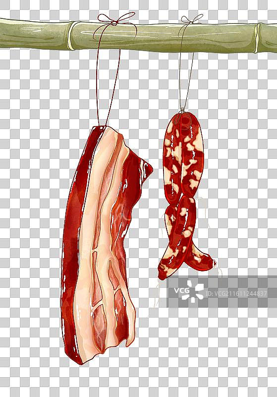 腊肉腊肠图片素材
