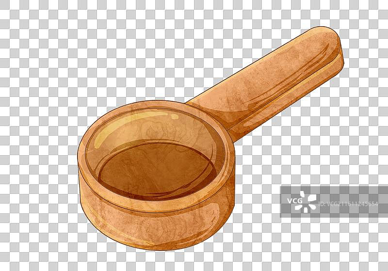 木制勺子图片素材