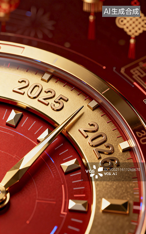 【AI数字艺术】2026年跨年插画图片素材