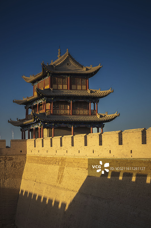 嘉峪关城楼图片素材