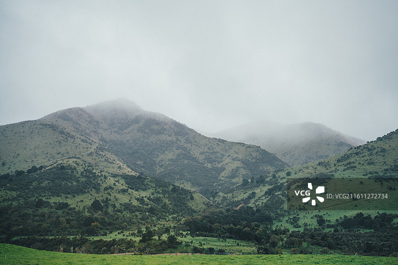 新西兰坎特伯雷凯库拉小镇图片素材