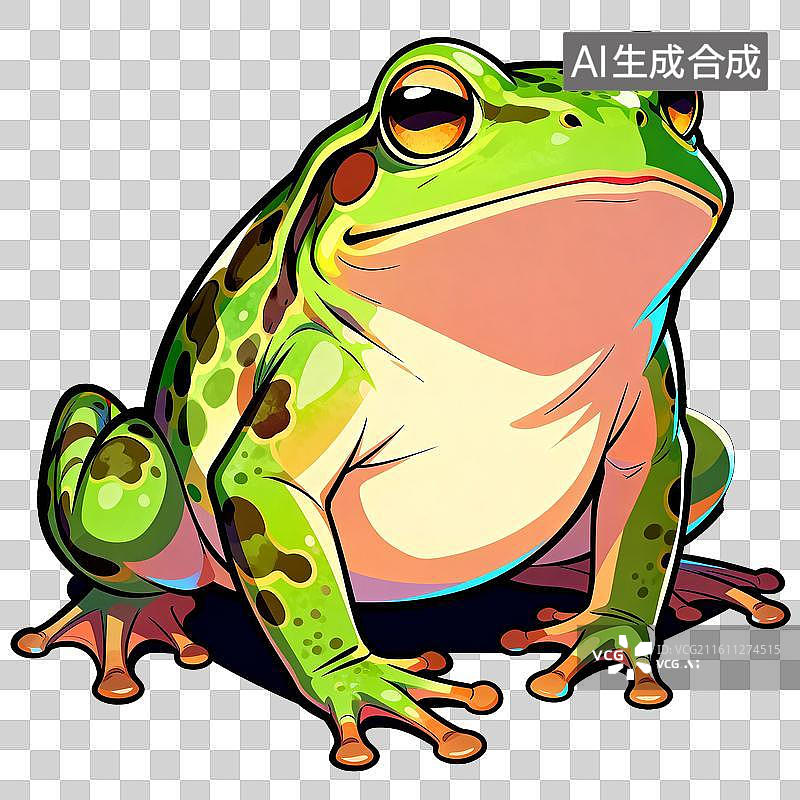 【AI数字艺术】蛤蟆图片素材