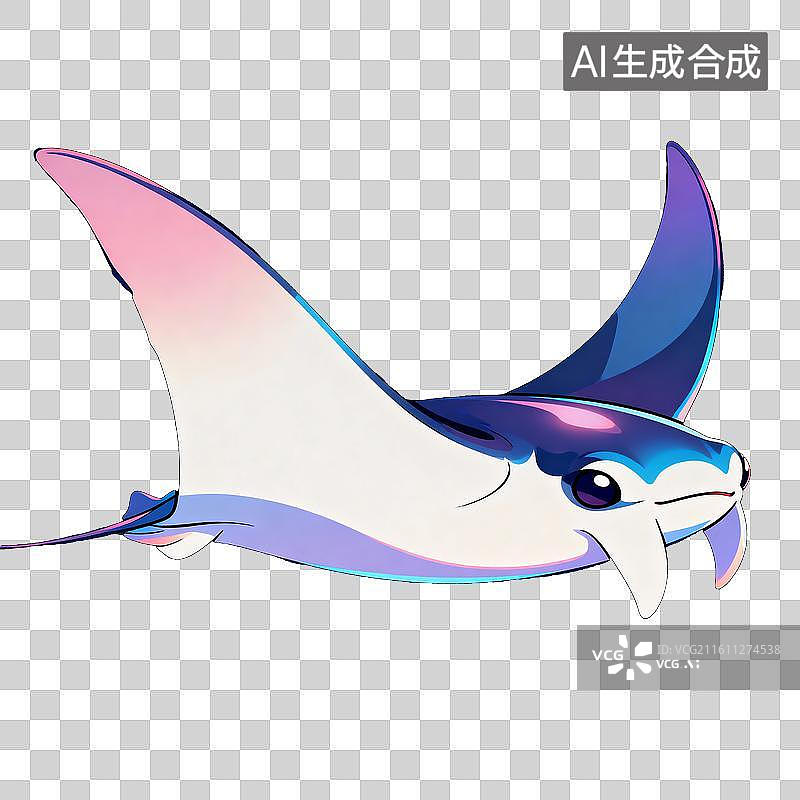 【AI数字艺术】魔鬼鱼图片素材