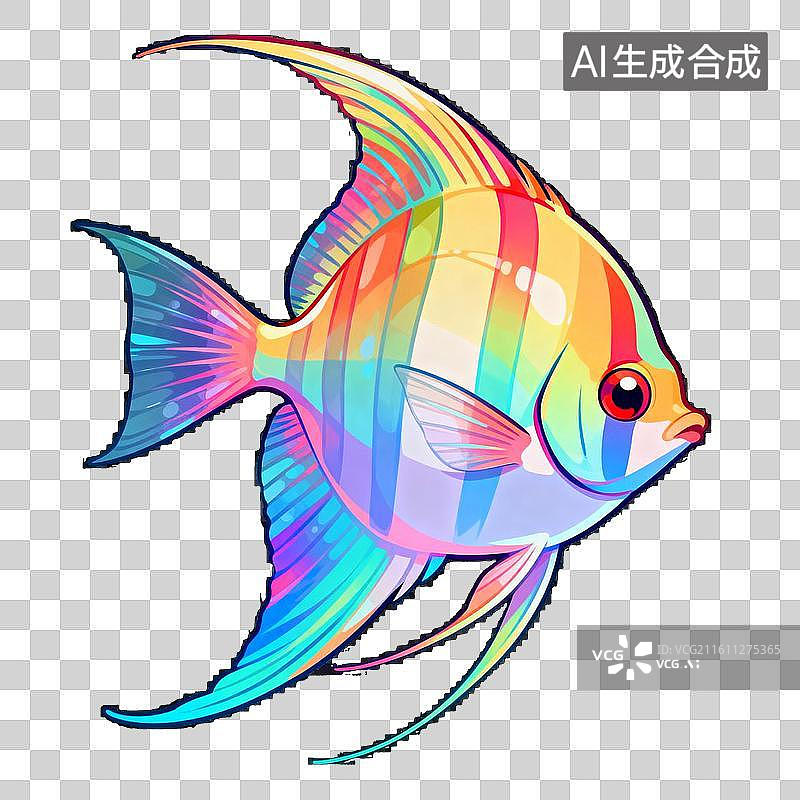 【AI数字艺术】神仙鱼图片素材