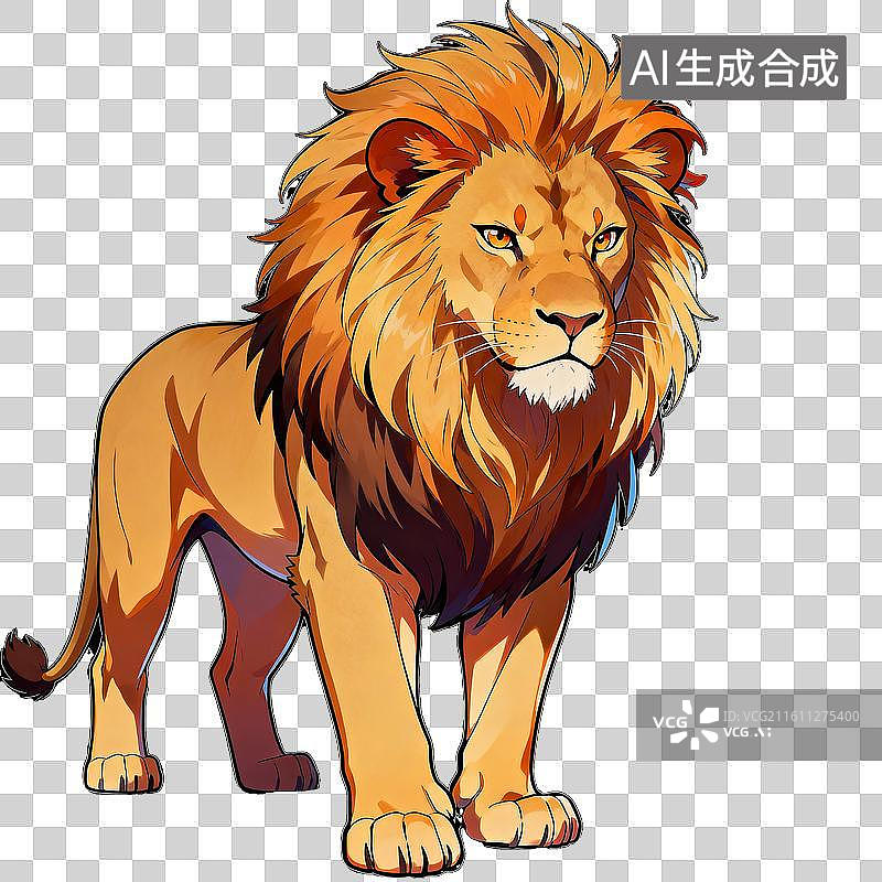【AI数字艺术】狮子图片素材
