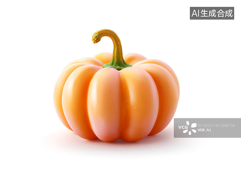 【AI数字艺术】一个3D卡通小南瓜图片素材