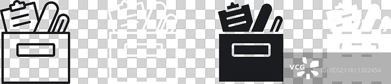 冗余细线图标集图片素材