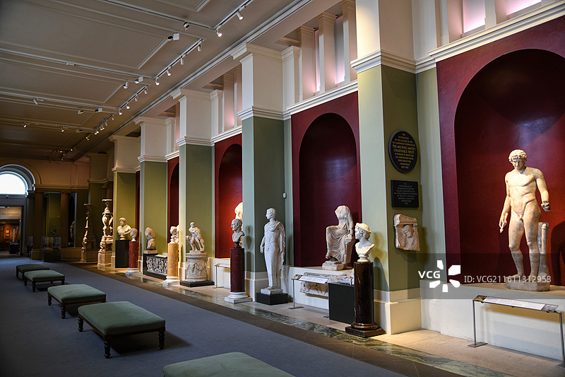 英国牛津大学 阿什莫林博物馆 古罗马雕塑图片素材