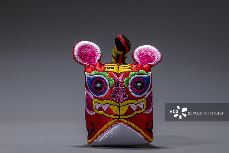 山西非遗民俗文化黎侯虎布艺玩偶图片素材