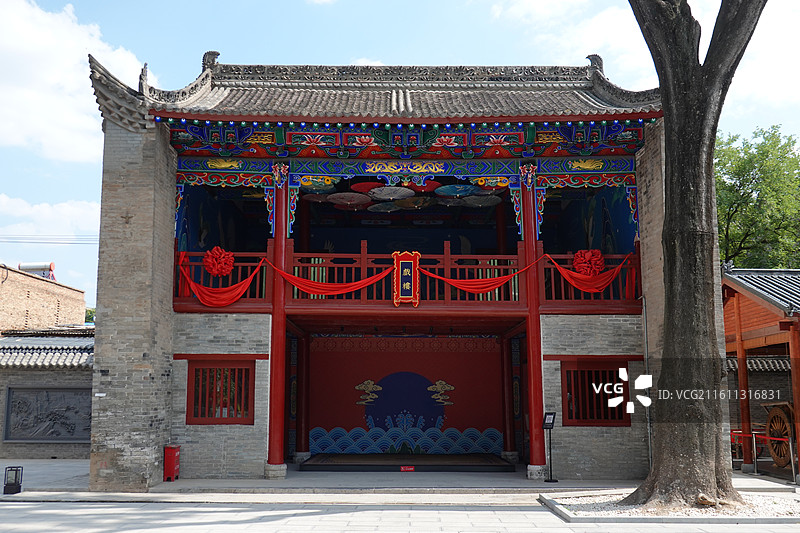 陕西省咸阳市渭城区安国寺戏楼图片素材