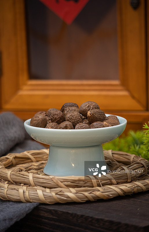 东方传统中式养生茶饮胖大海果实颗粒种子图片素材