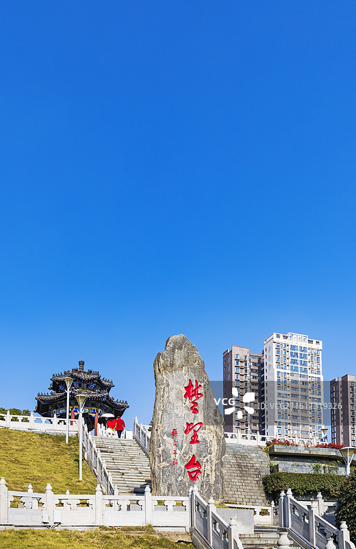 湖北武汉，楚望台，旅游风景区，辛亥革命遗址图片素材