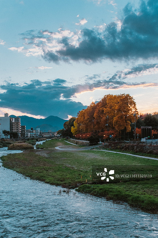 日本岩手盛冈 岩手公园 城迹公园图片素材