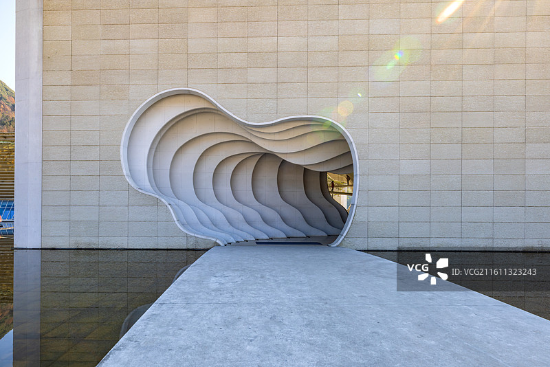 安徽省宣城市泾县宣纸文化园博物馆建筑风光图片素材