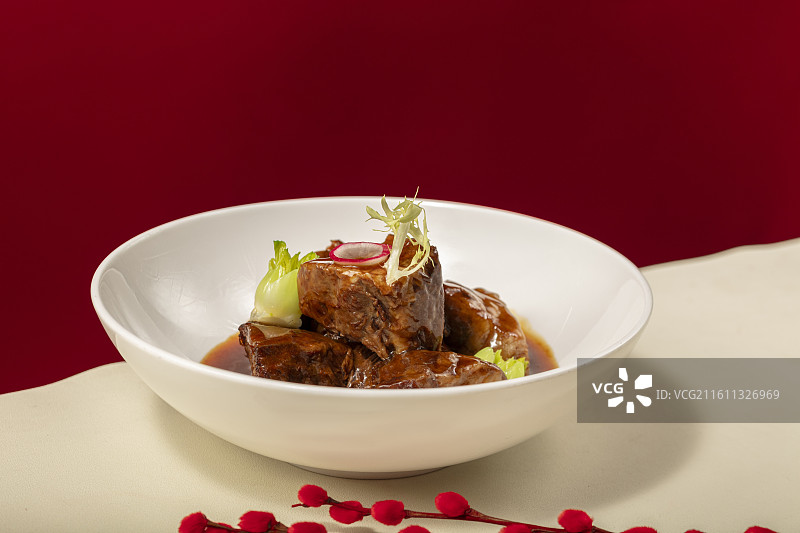 文火扣安格斯牛肉图片素材