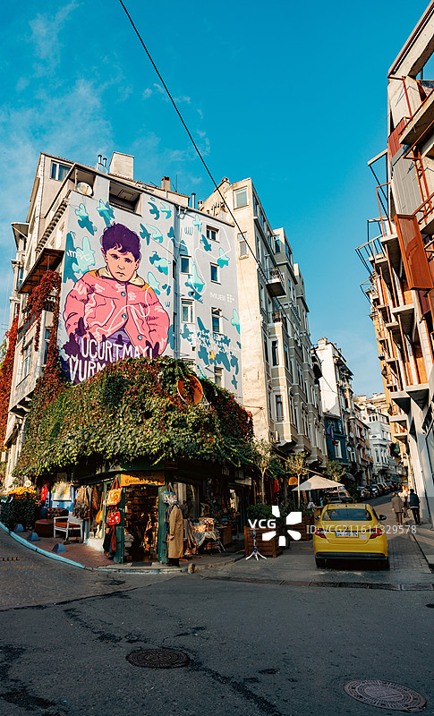 土耳其伊斯坦布尔城市风光图片素材