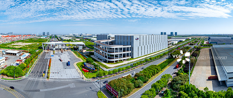 临港物贸园区十期多层物流仓库 顺翔路 洋山特殊综合保税区陆域 临港自贸区洋山特保区海关图片素材