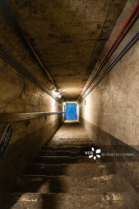 侵华日军海拉尔要塞遗址博物馆地下堡垒图片素材