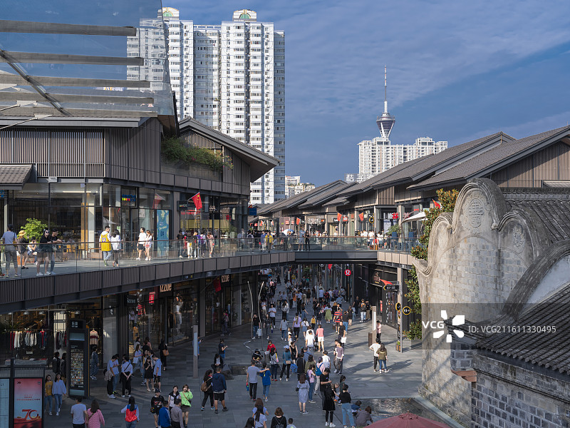 成都太古里一角图片素材