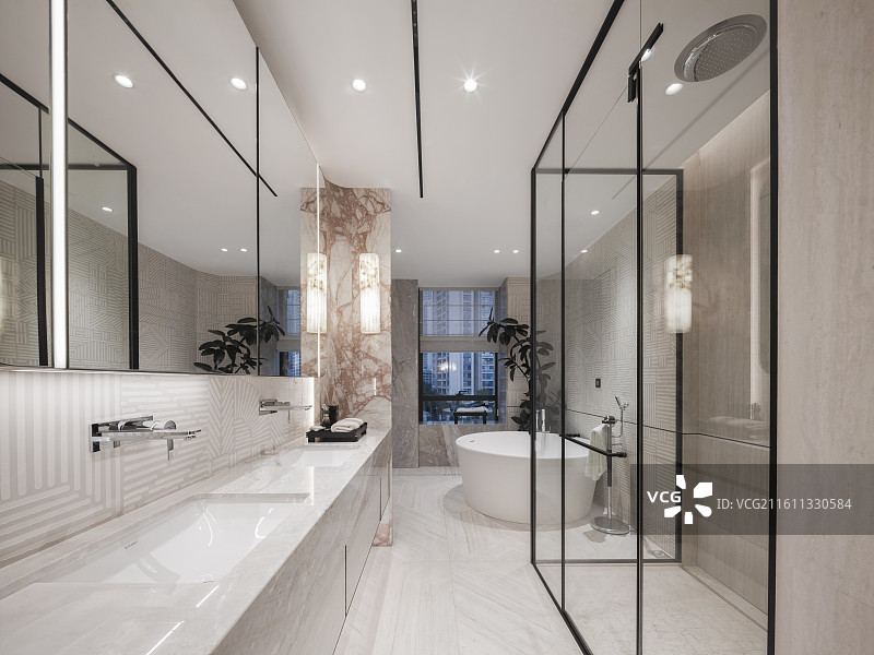 高档住宅内部空间图片素材