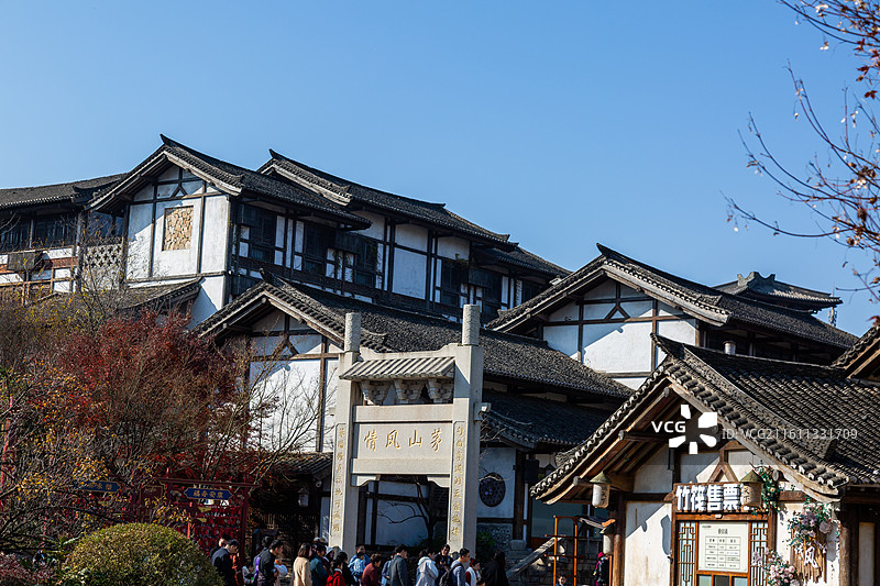 江苏省常州市金坛区东方盐湖城风光图片素材