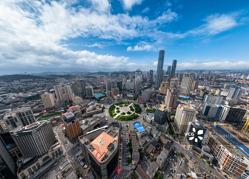 大连中山广场全景图片素材