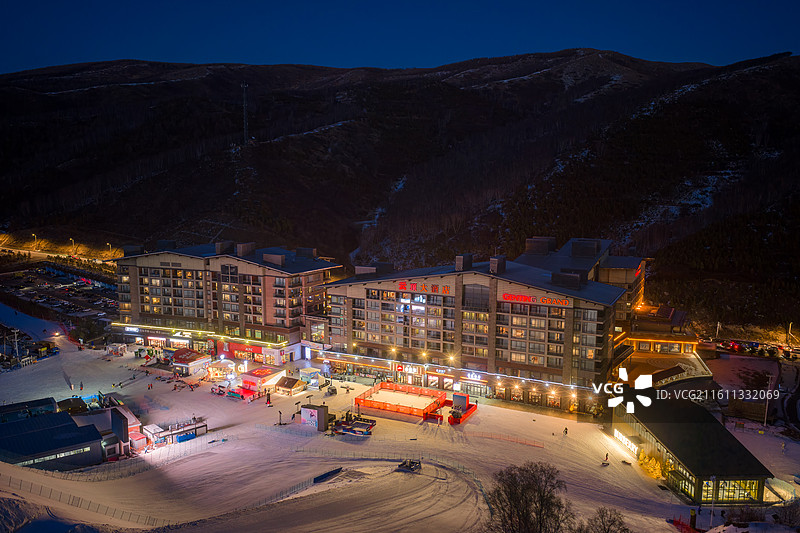 张家口崇礼云顶滑雪场北京冬奥会会场图片素材